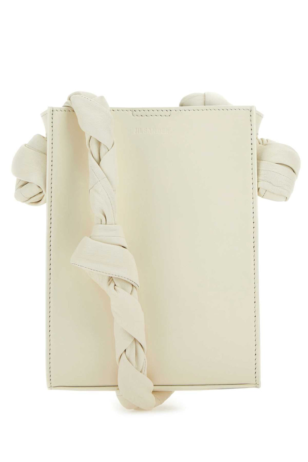 Jil Sander Women Ivory Leather Tangle Shoulder Bag