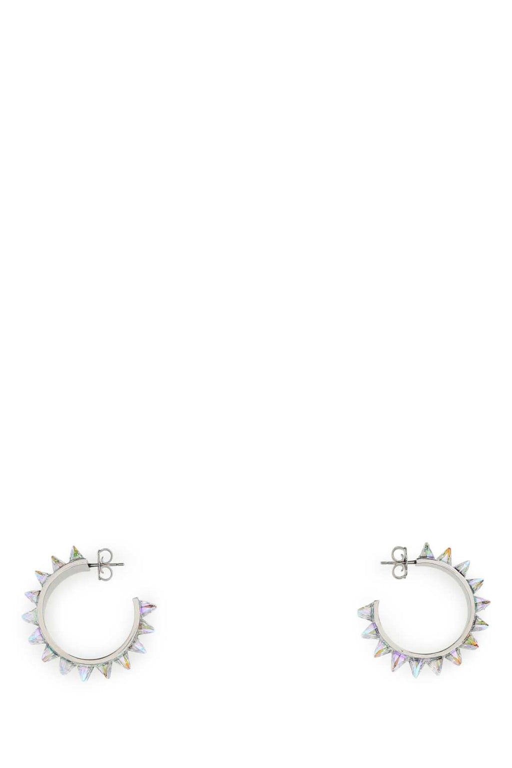 Amina Muaddi Women Embellished Metal Big Karma Earrings