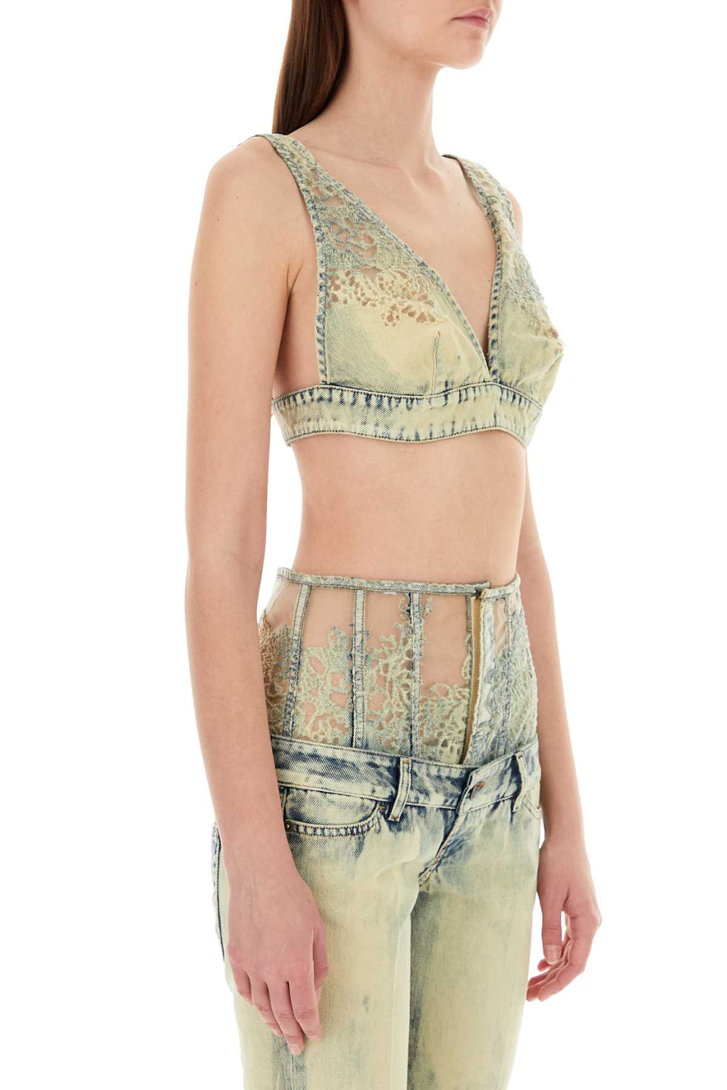 Diesel Women Denim De-Janys-Fsc Top