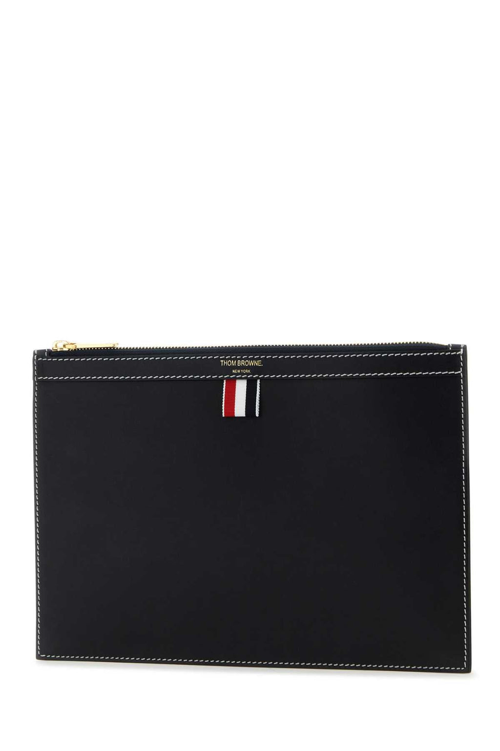 Thom Browne Men Midnight Blue Leather Document Case