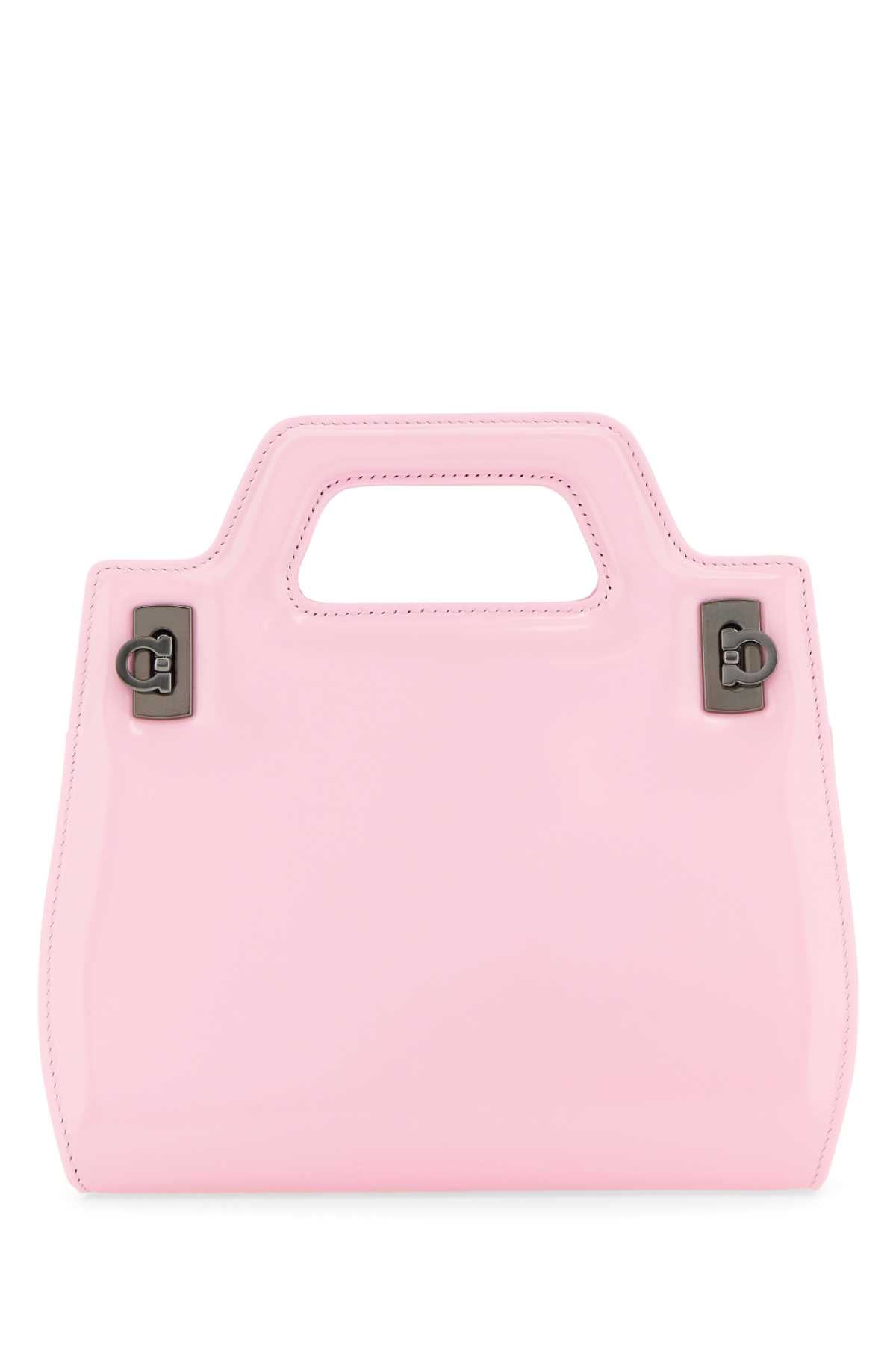 Bolsa Salvatore Ferragamo Mini Wanda Feminina em Couro Rosa