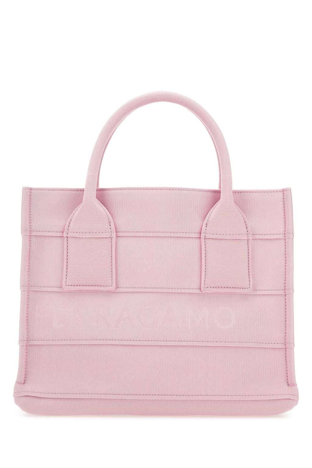 Bolsa de praia feminina Salvatore Ferragamo rosa em tecido.