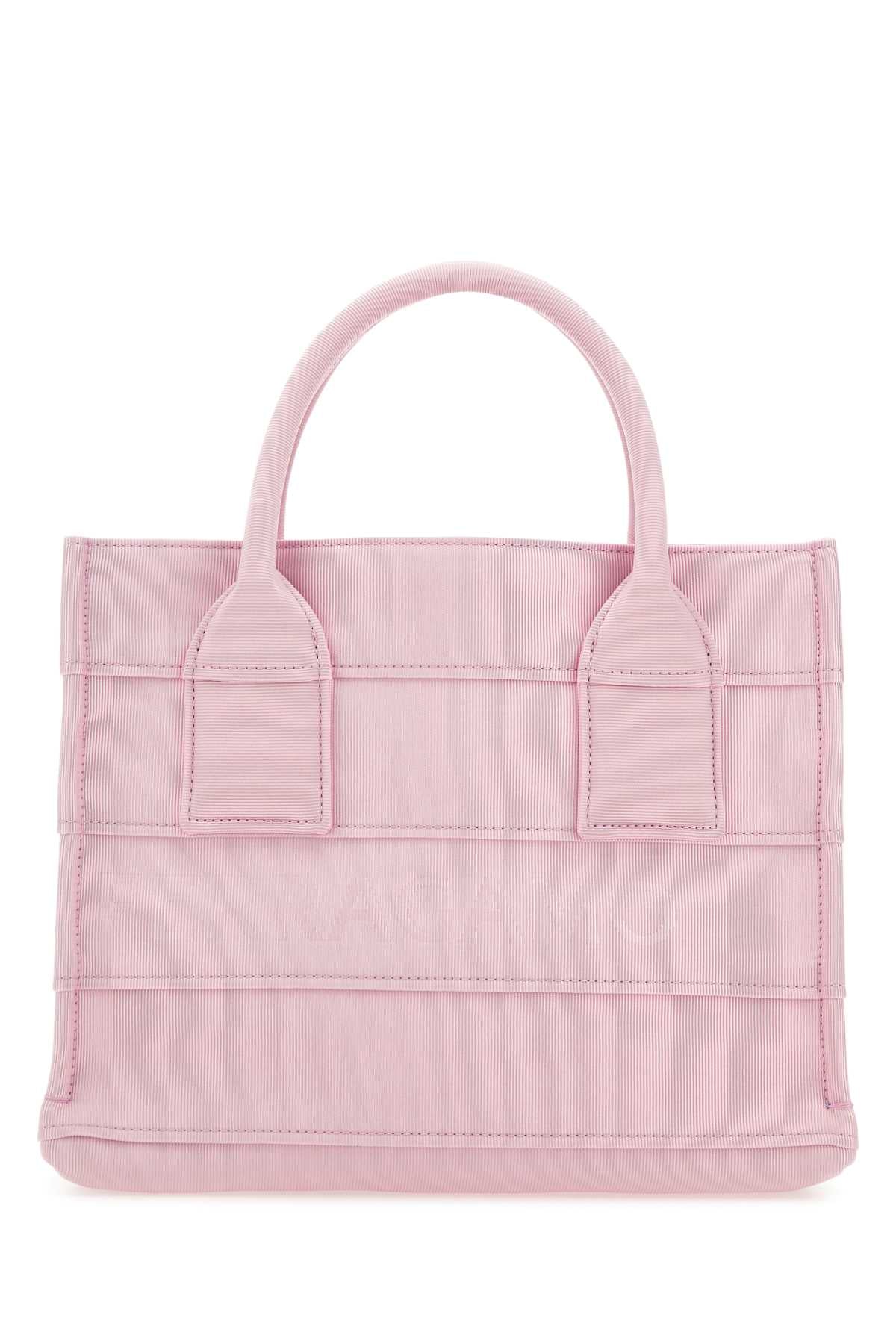 Bolsa de praia feminina Salvatore Ferragamo rosa em tecido.