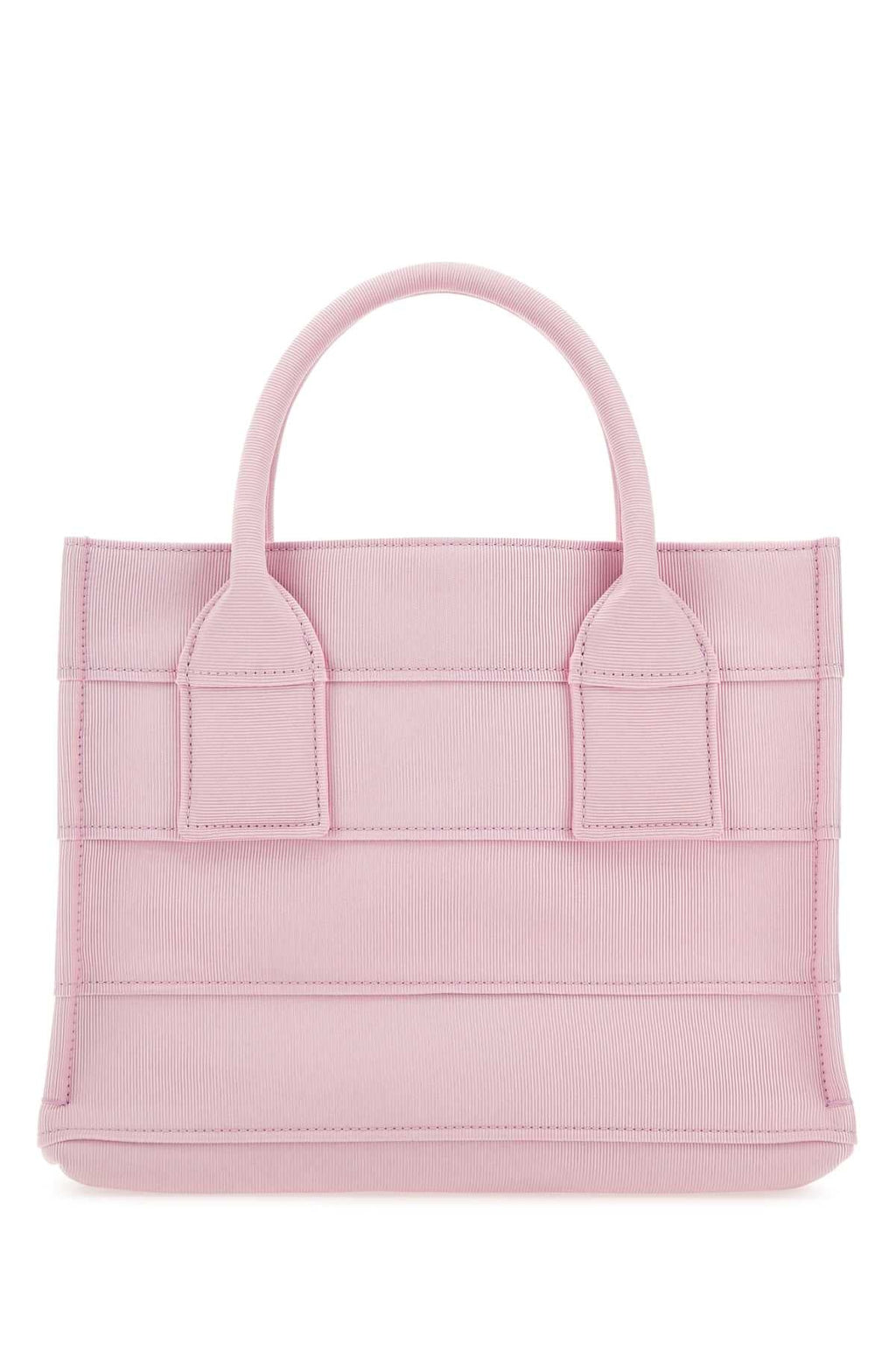 Bolsa de praia feminina Salvatore Ferragamo rosa em tecido.
