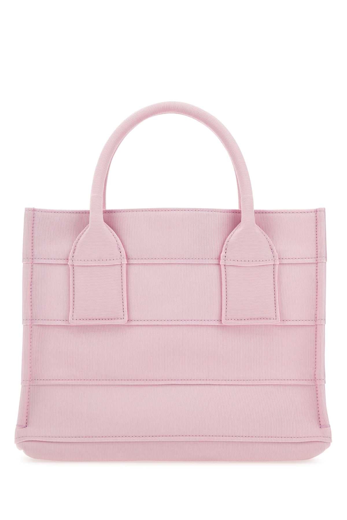 Bolsa de praia feminina Salvatore Ferragamo rosa em tecido.