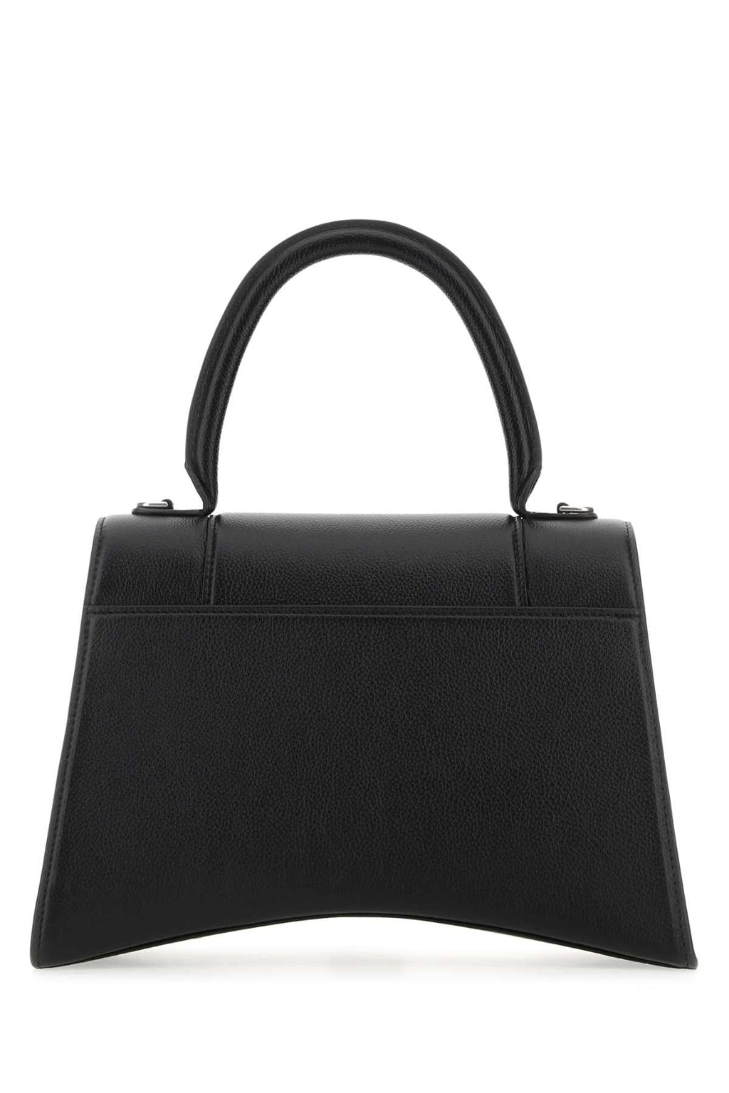 Balenciaga Women Black Leather Hourglass Handbag