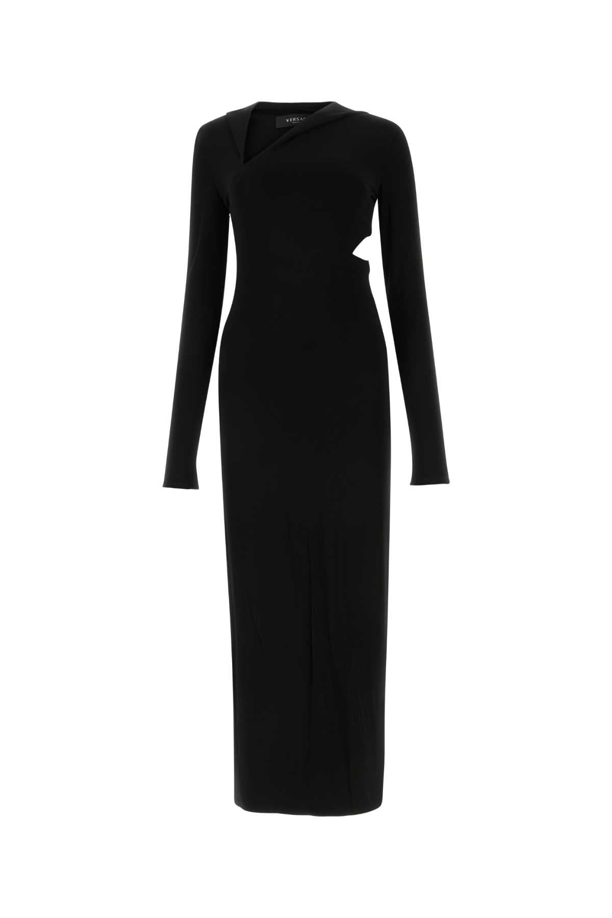 Versace Women Black Jersey Dress