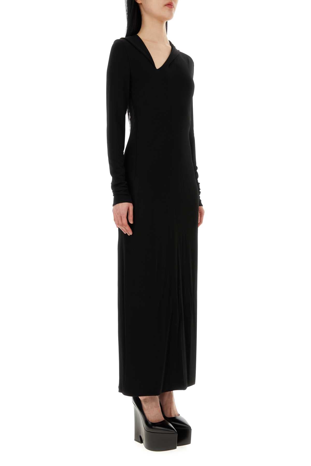 Versace Women Black Jersey Dress