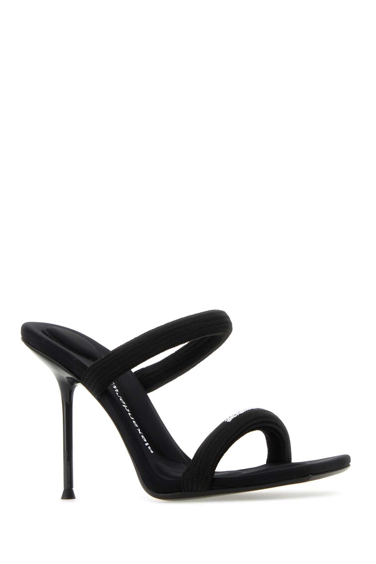 Alexander Wang Women Black Fabric Mules