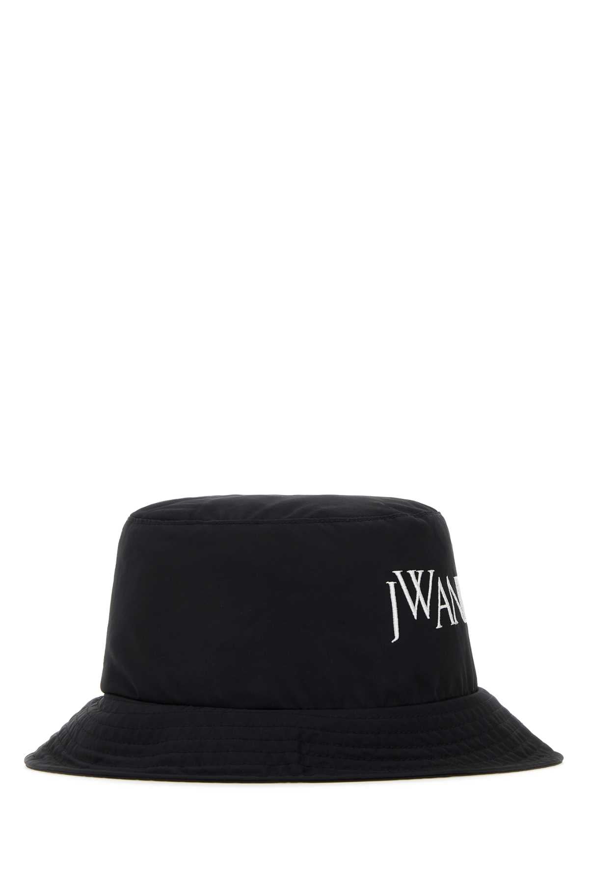 Jw Anderson Unisex Black Nylon Blend Bucket Hat