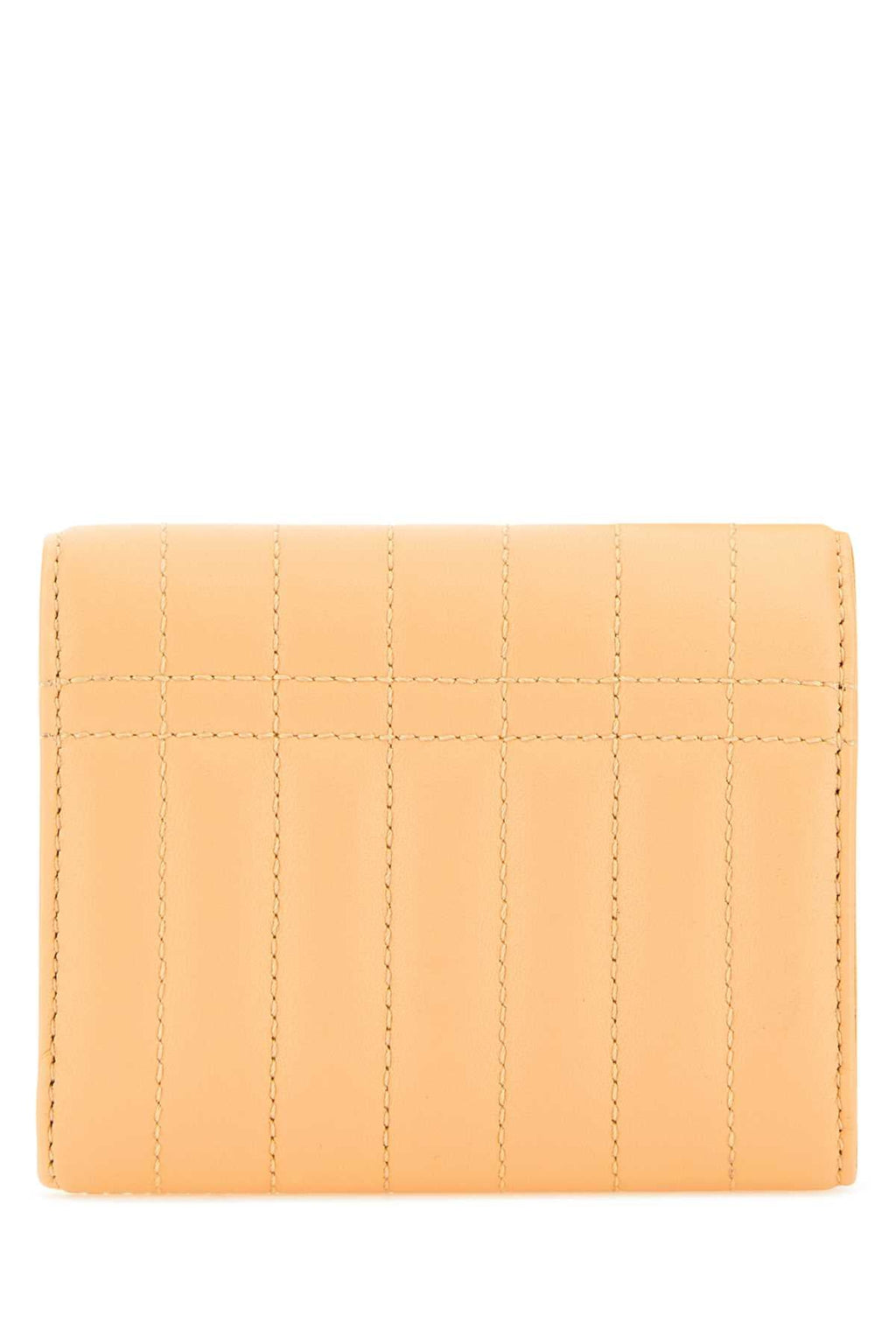 Burberry Women Peach Leather Small Lola Wallet