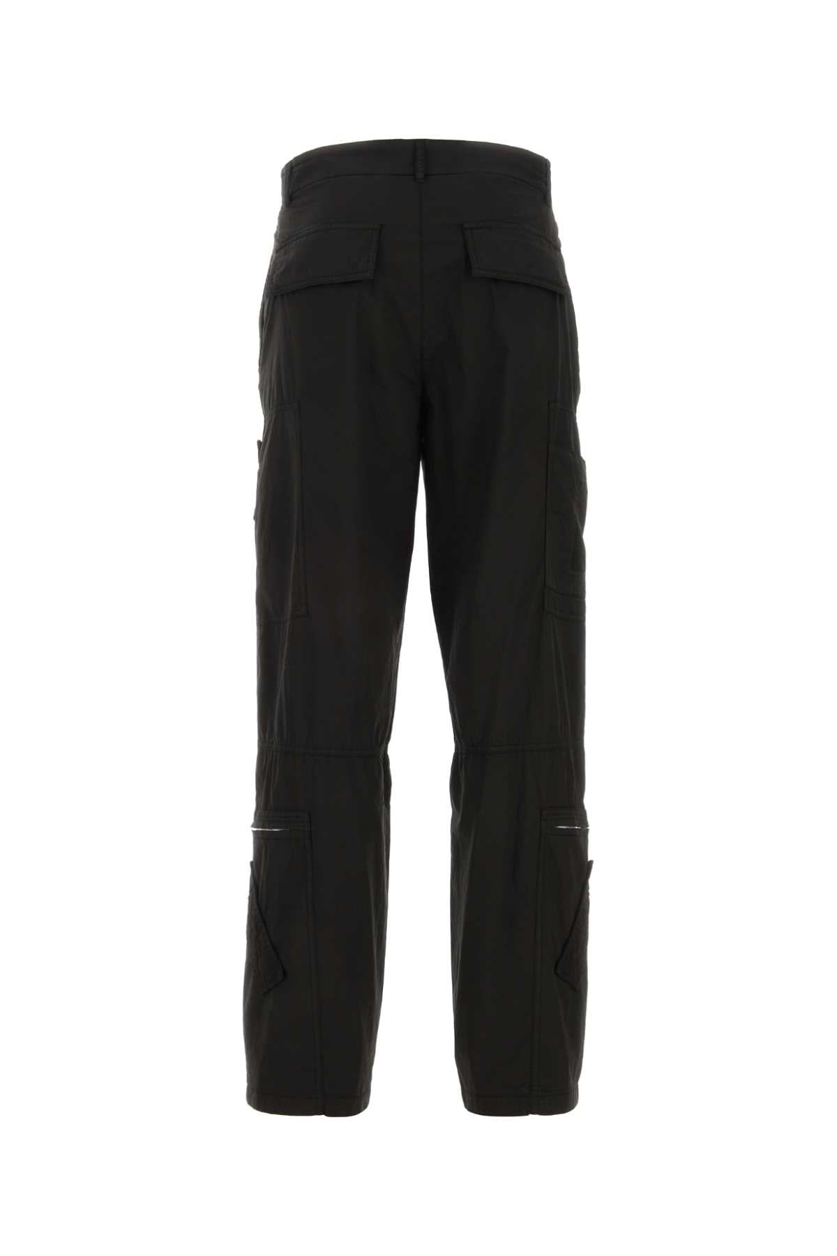 Givenchy Men Black Poplin Cargo Pant