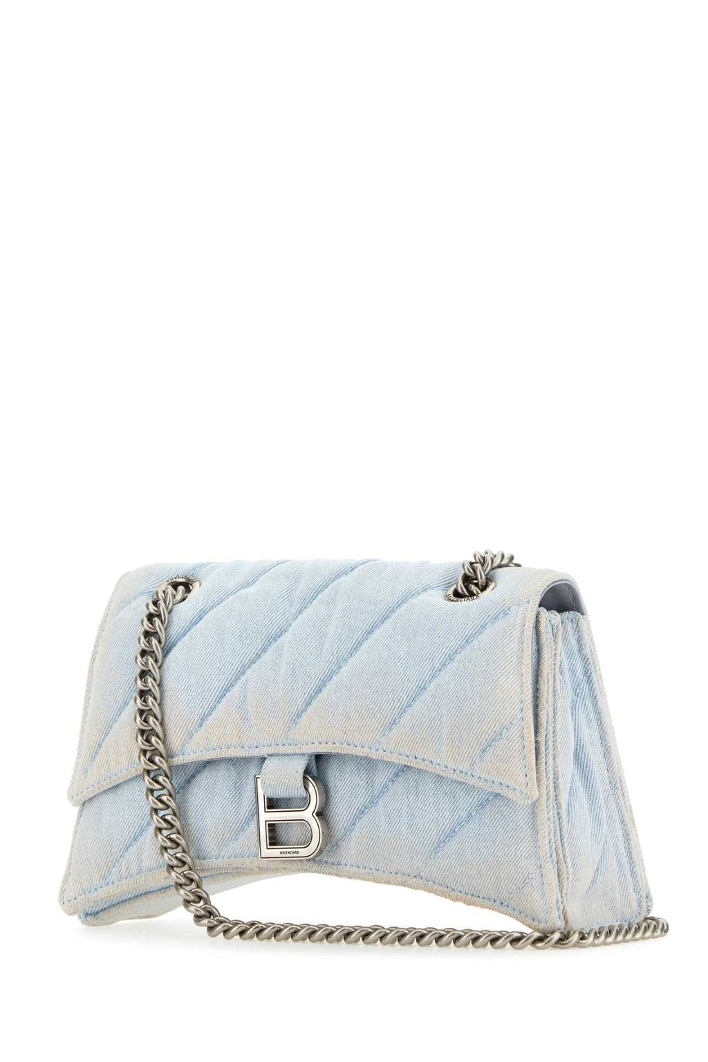 Balenciaga Women Denim Crush S Shoulder Bag