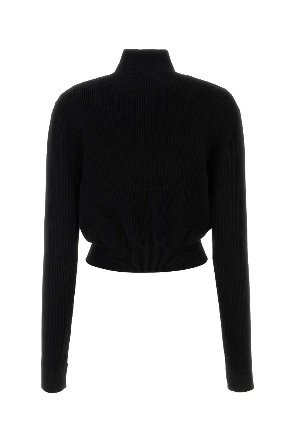 Alessandra Rich Women Black Wool Blend Cardigan