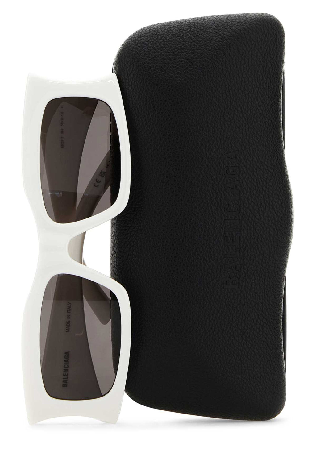 Balenciaga Unisex White Acetate Sunglasses