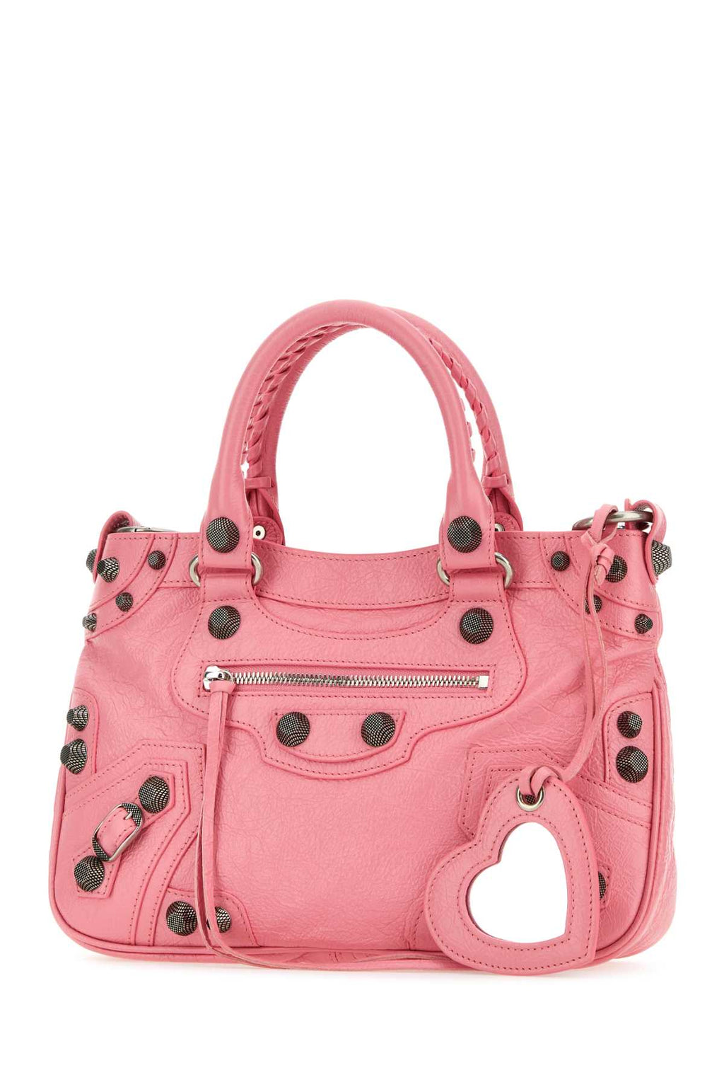 Balenciaga Women Pink Nappa Leather Neo Cagole Tote M Handbag