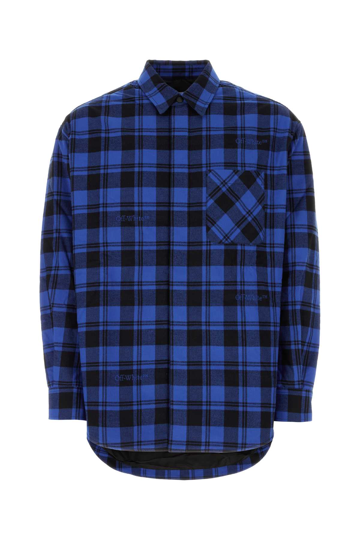 Off White Men Printed Cotton Shirt