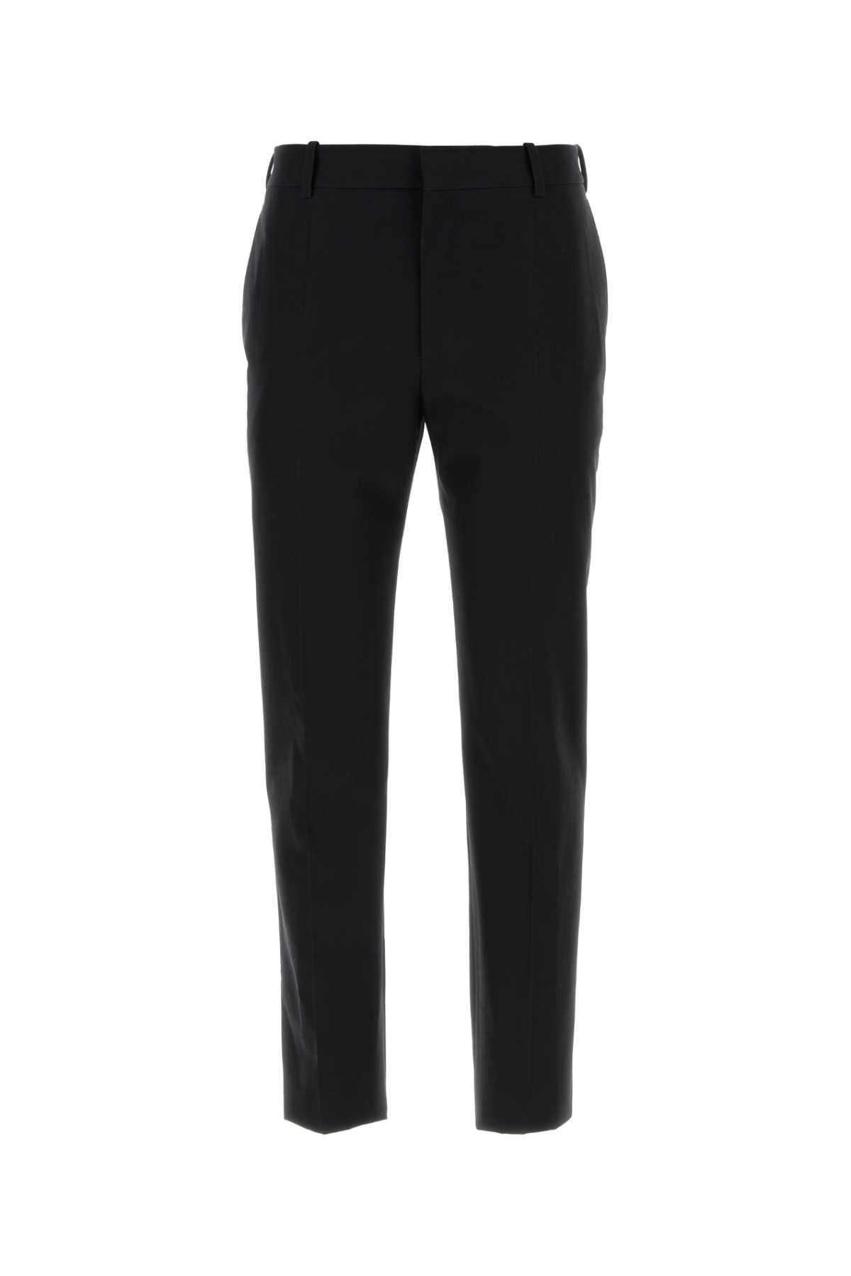 Alexander Mcqueen Men Black Cotton Pant