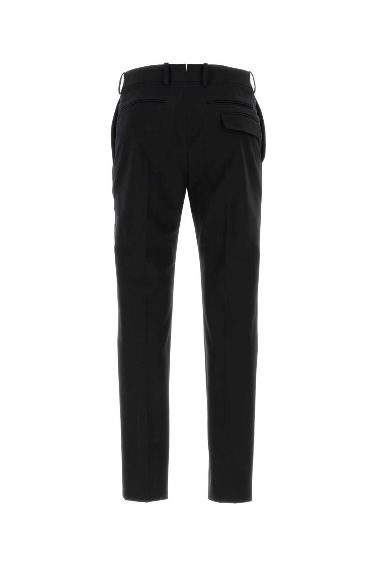Alexander Mcqueen Men Black Cotton Pant