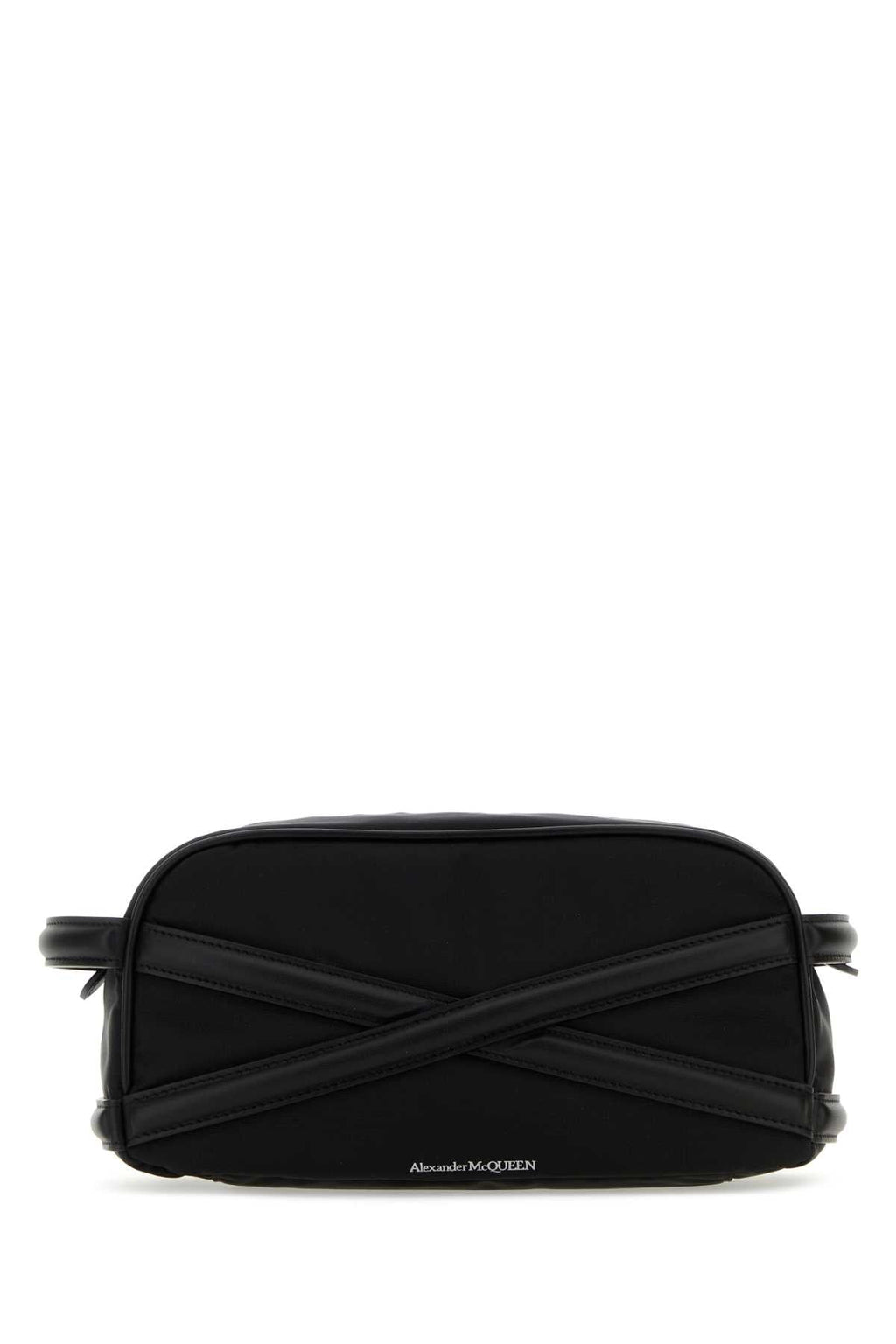 Alexander Mcqueen Men Black Fabric Beauty Case
