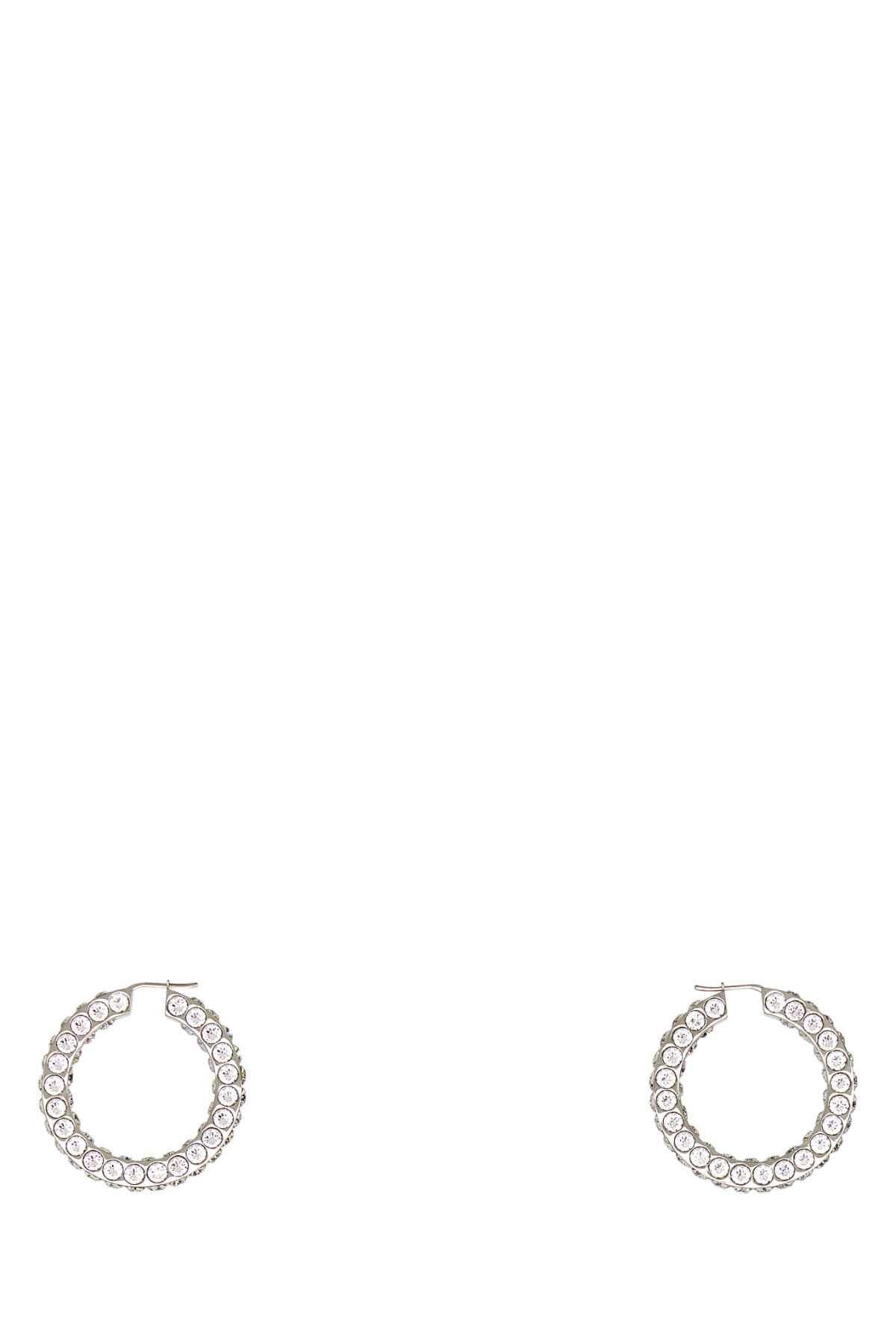 Amina Muaddi Women Embellished Metal Big Jaheel Earrings