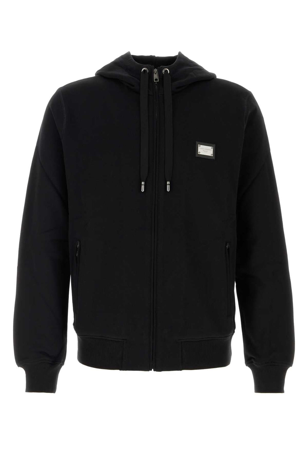 Dolce & Gabbana Men Black Cotton Sweatshirt