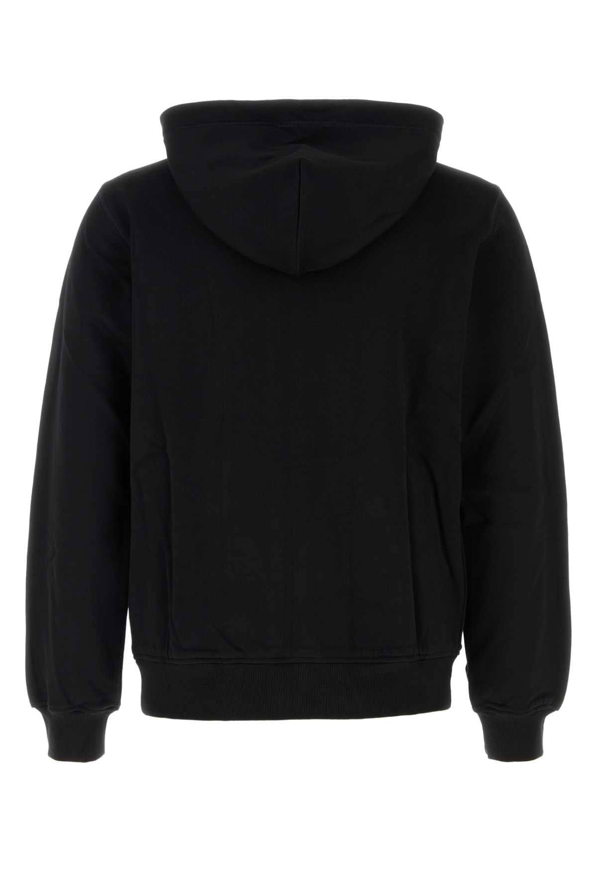 Dolce & Gabbana Men Black Cotton Sweatshirt