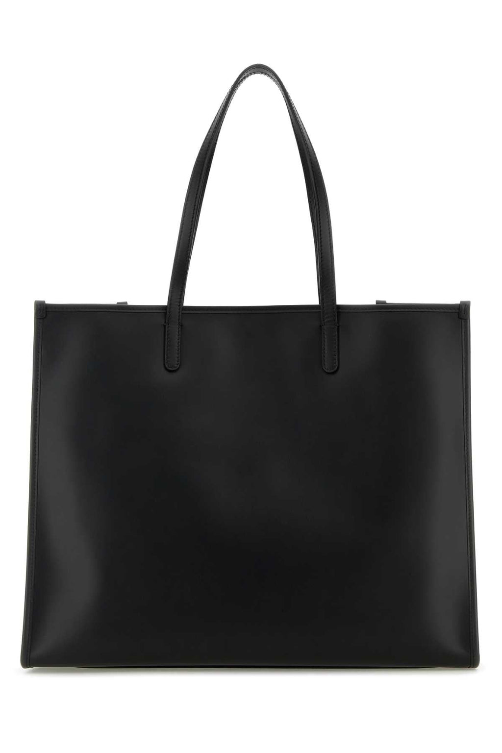 Dolce & Gabbana Men Black Leather Shopping Bag