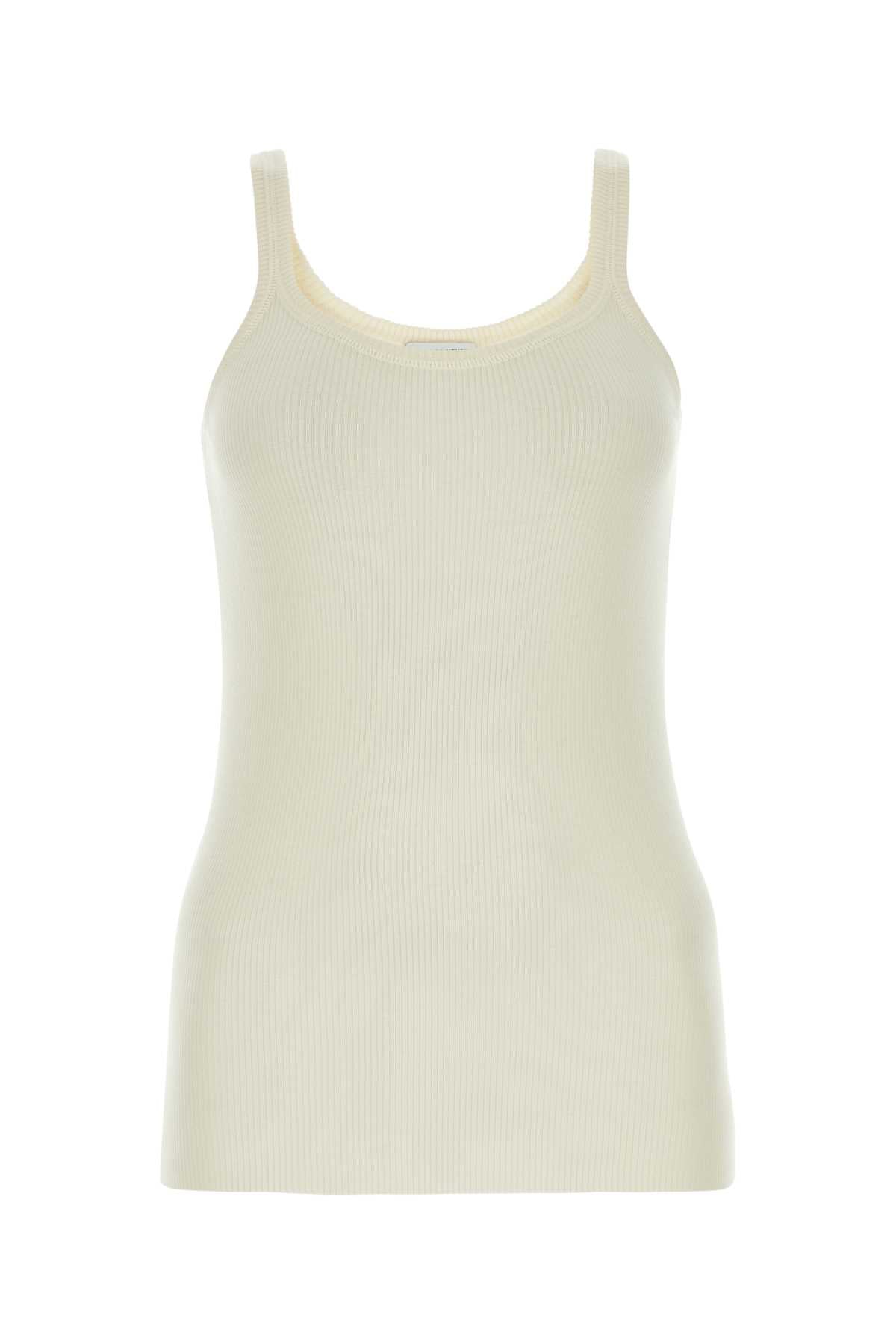 Bottega Veneta Women Ivory Wool Tank Top
