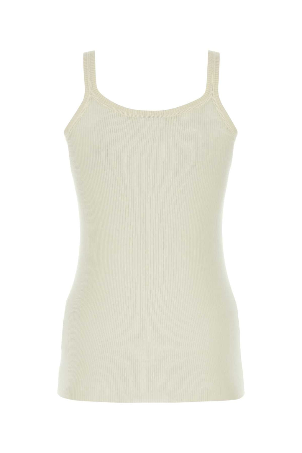 Bottega Veneta Women Ivory Wool Tank Top