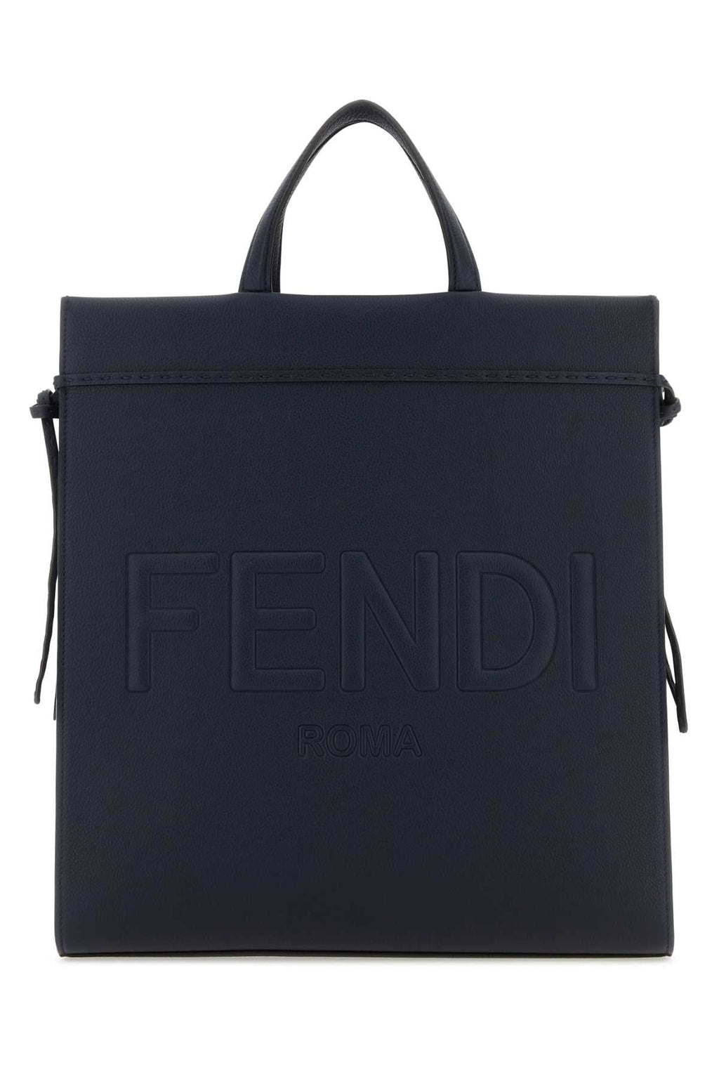 Fendi Men Midnight Blue Medium Go To Shopper Shopping Bag