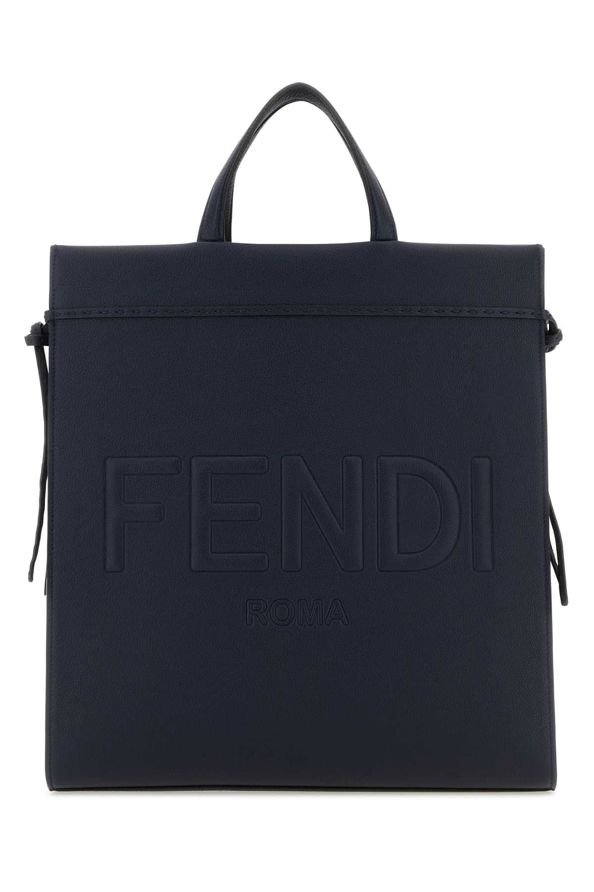 Fendi Men Midnight Blue Medium Go To Shopper Shopping Bag