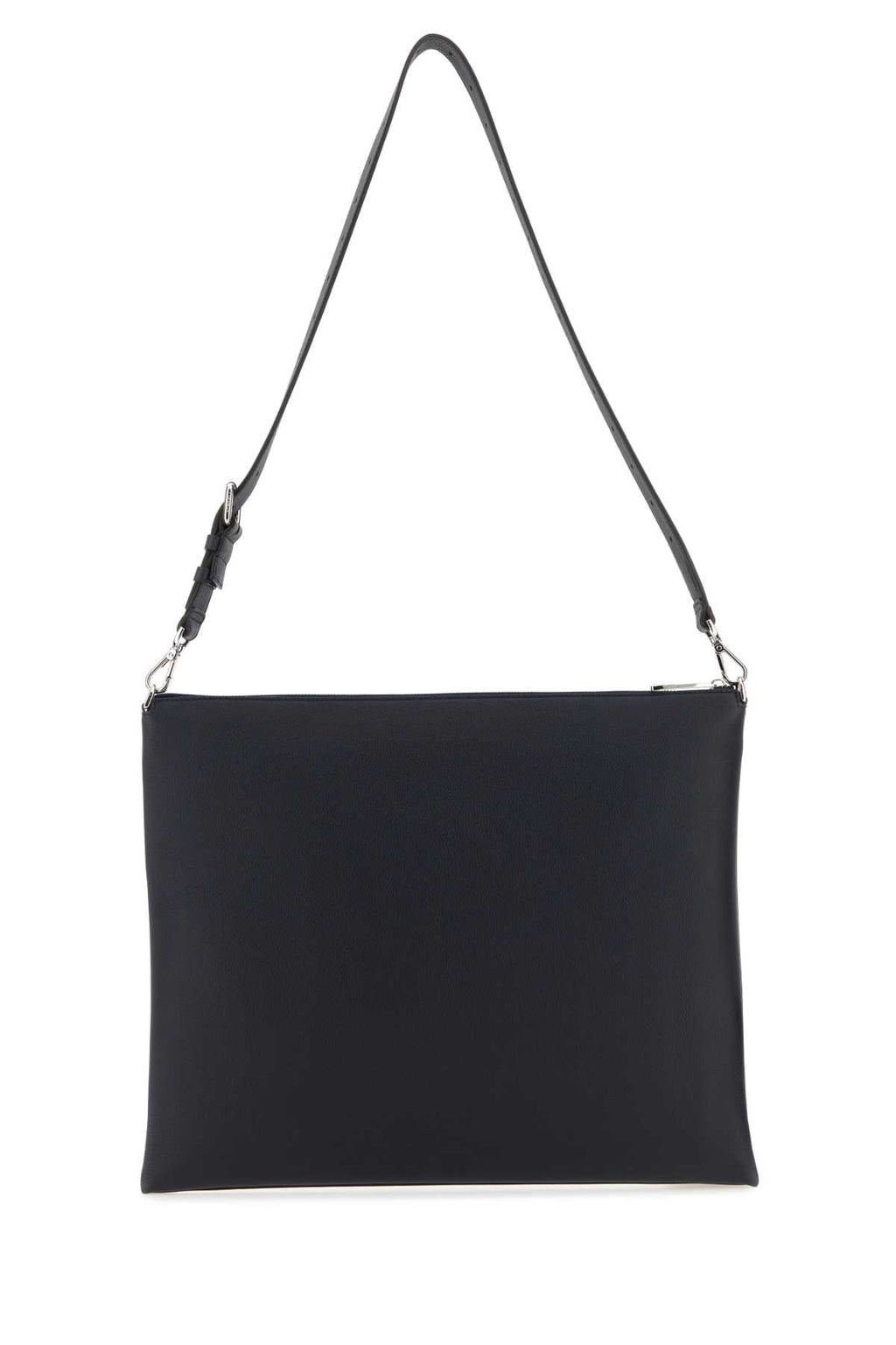 Fendi Men Midnight Blue Leather Fendi After Fendi Roma Shoulder Bag