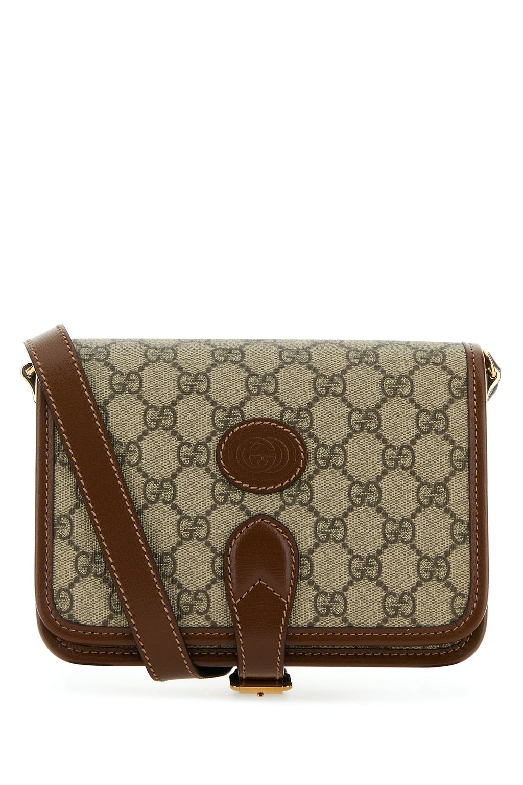 Gucci Men Gg Supreme Fabric Gg Retro Crossbody Bag