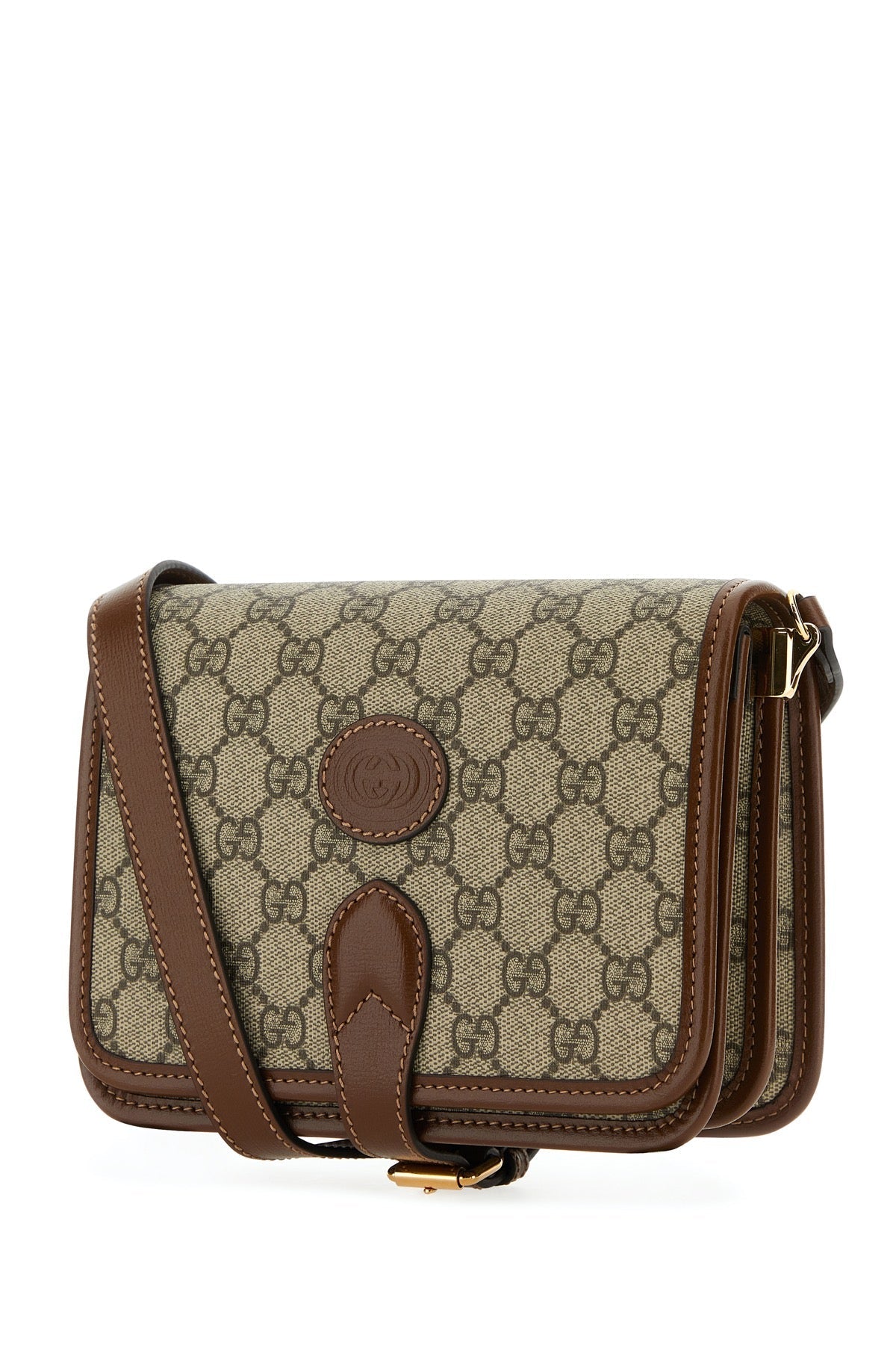 Gucci Men Gg Supreme Fabric Gg Retro Crossbody Bag