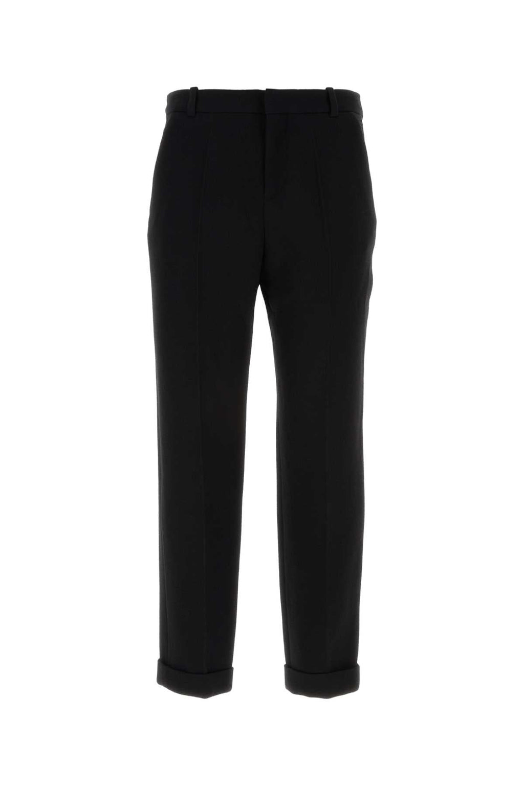 Balmain Men Black Wool Pant