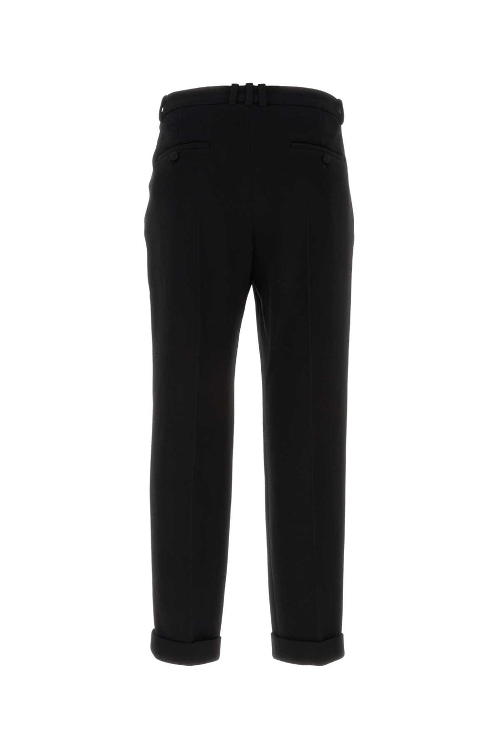 Balmain Men Black Wool Pant