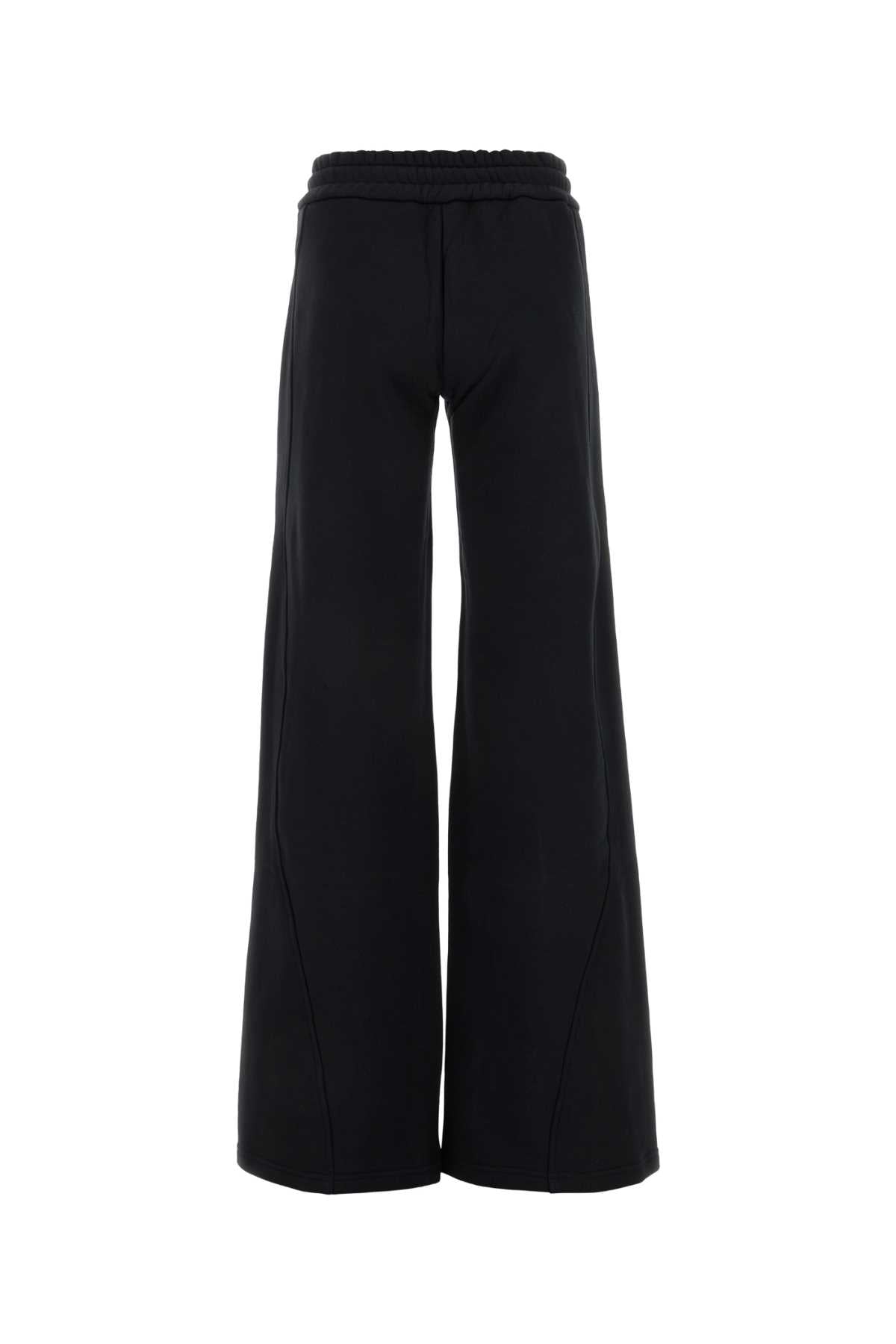 Off White Women Black Cotton Joggers