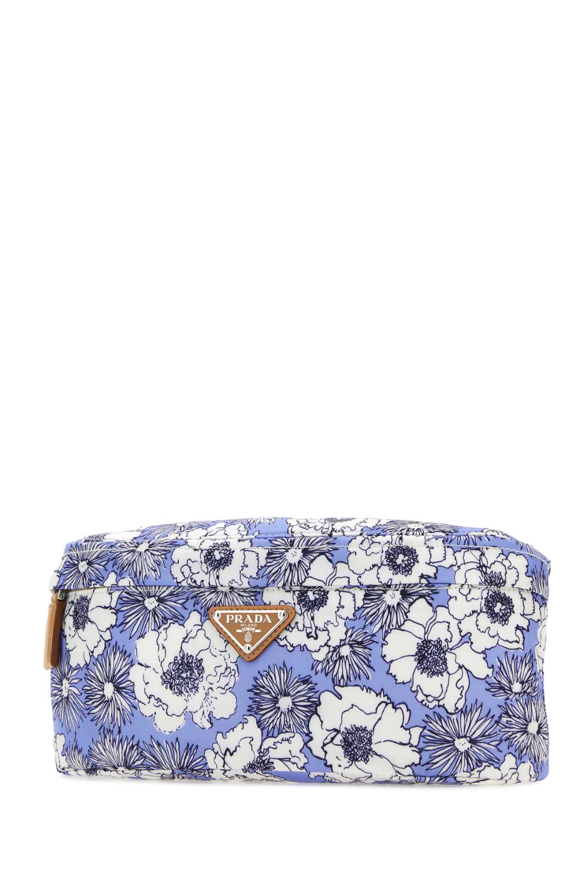 Prada Men Printed Re-Nylon Belt Bag