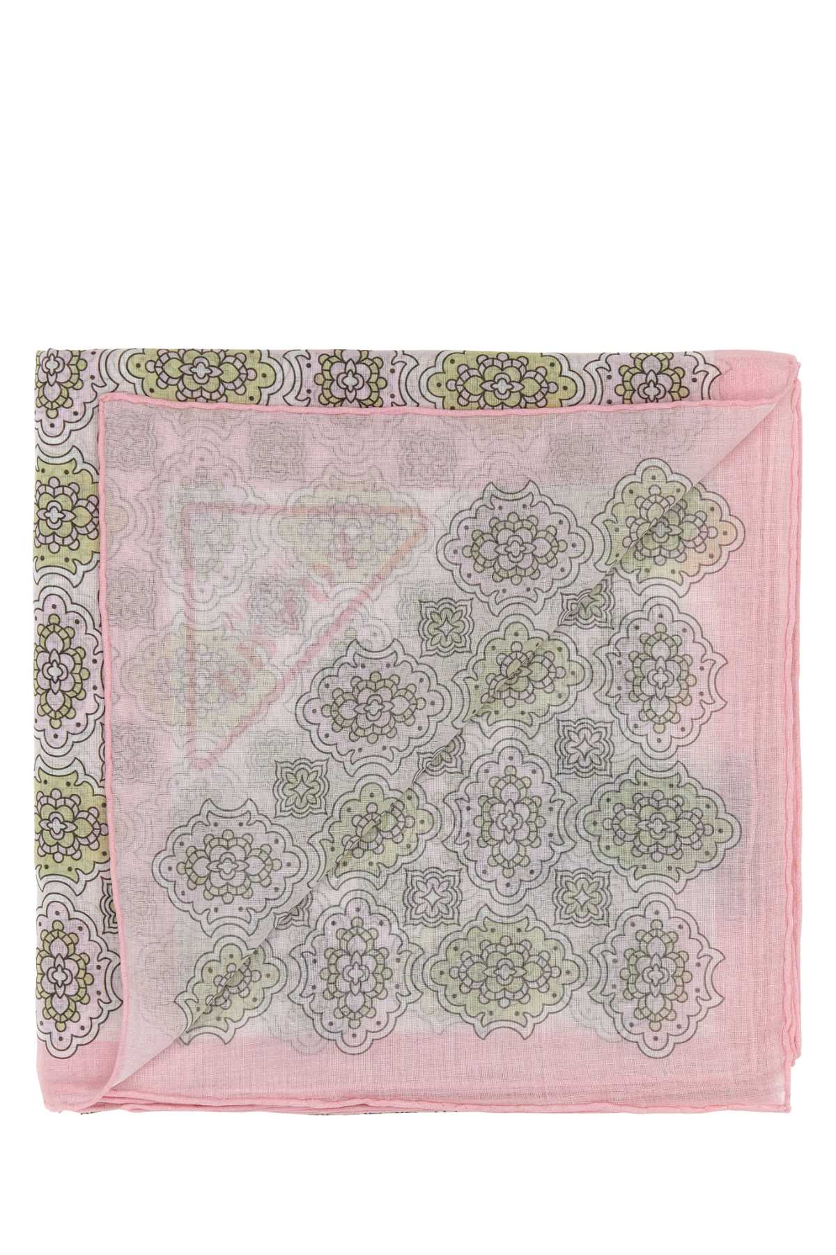 Prada Women Printed Cotton Foulard