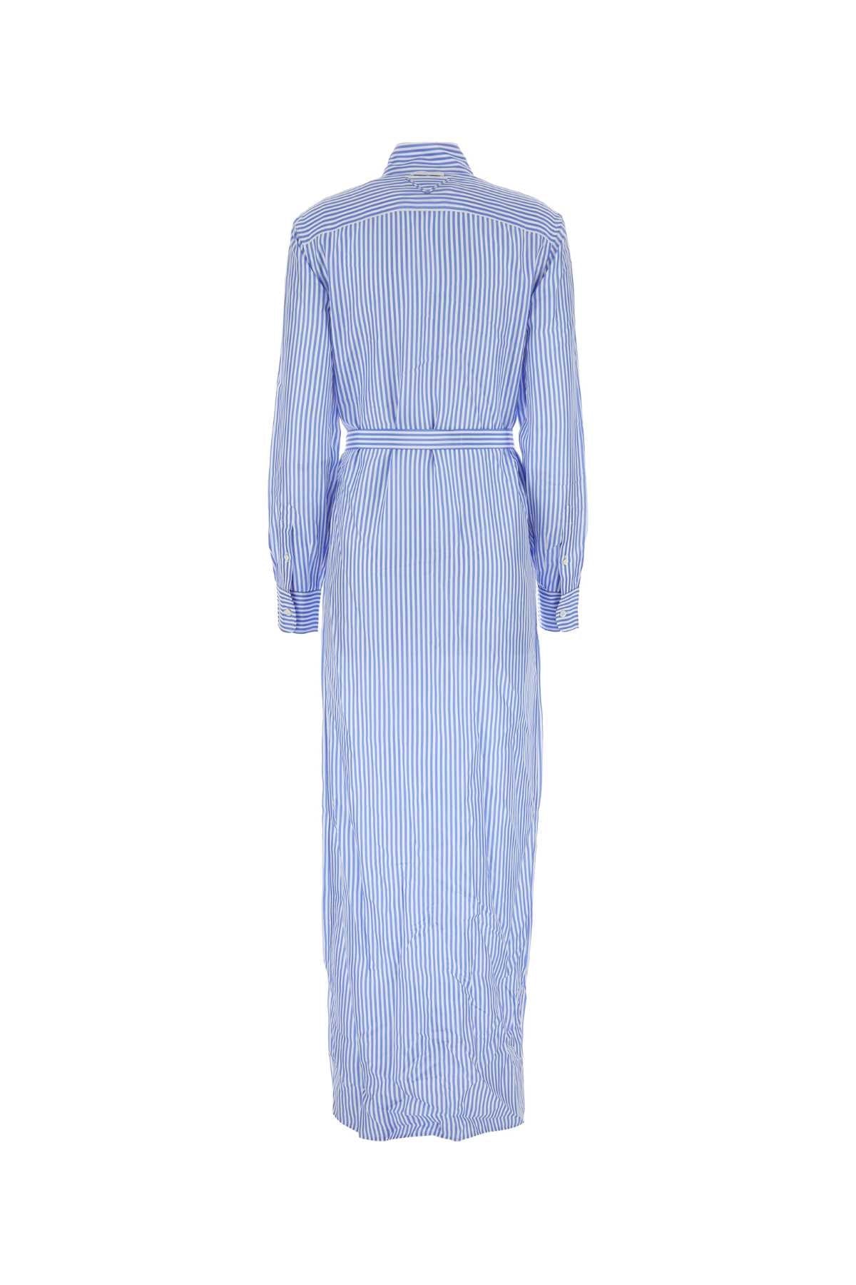 Prada Women Printed Silk Shirt Dress