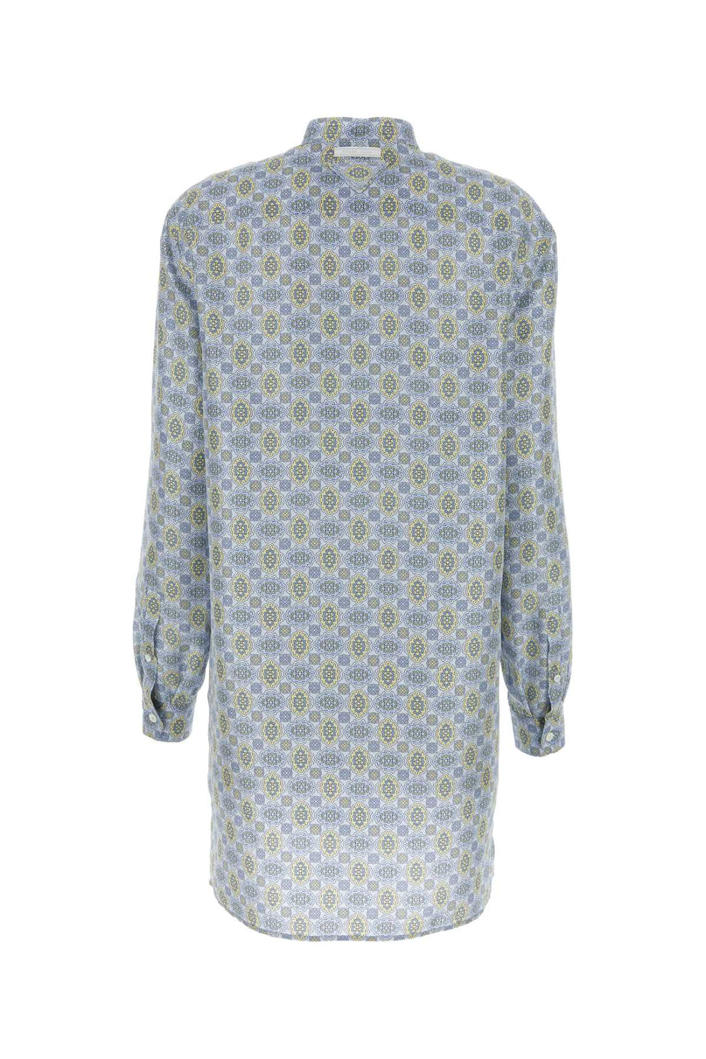 Prada Women Printed Silk Shirt Dress