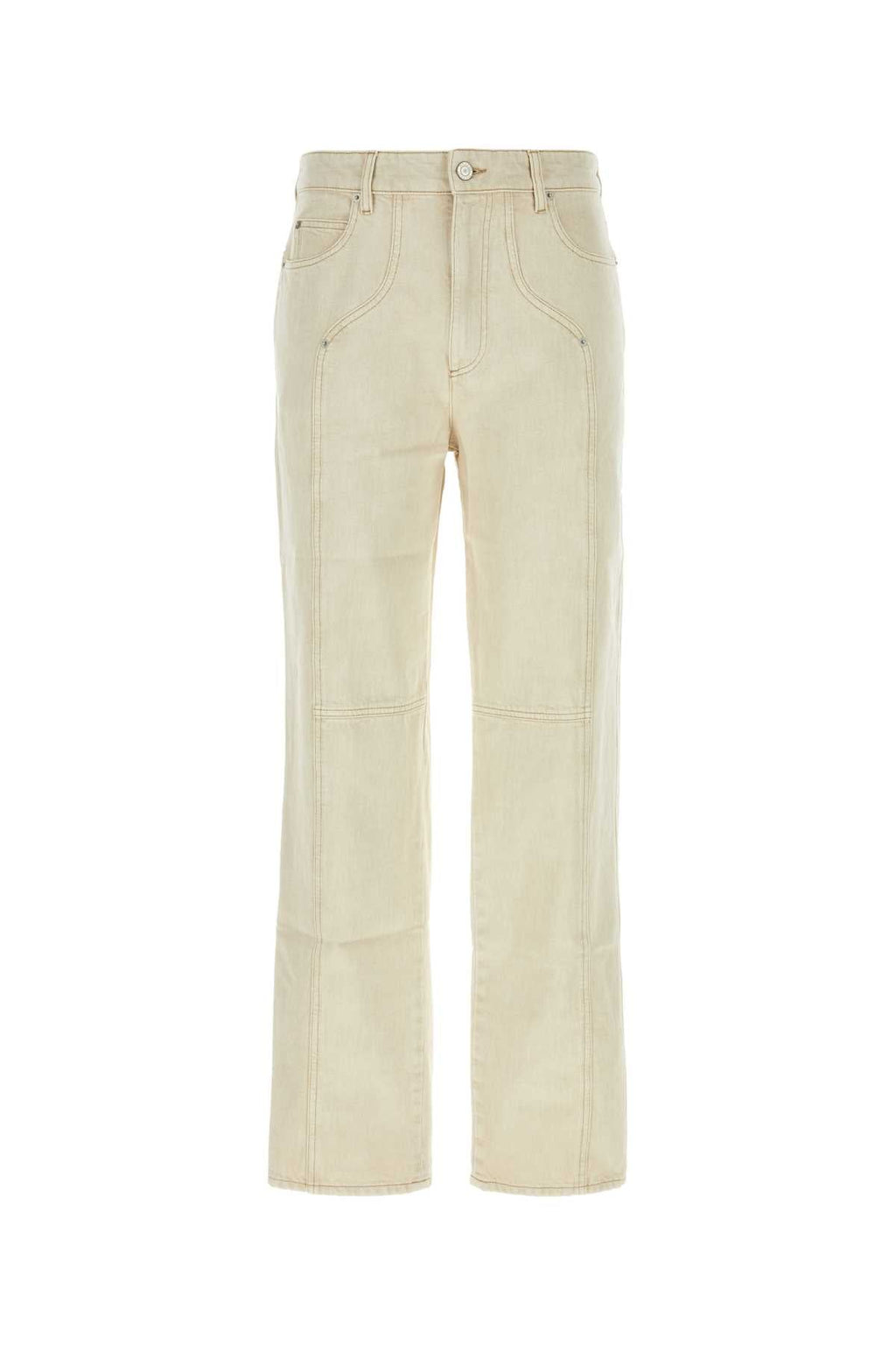 Isabel Marant Men Ivory Cotton Javi Pant