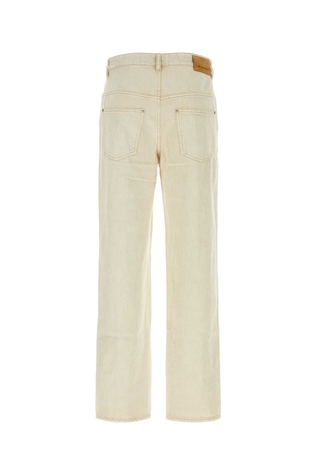 Isabel Marant Men Ivory Cotton Javi Pant