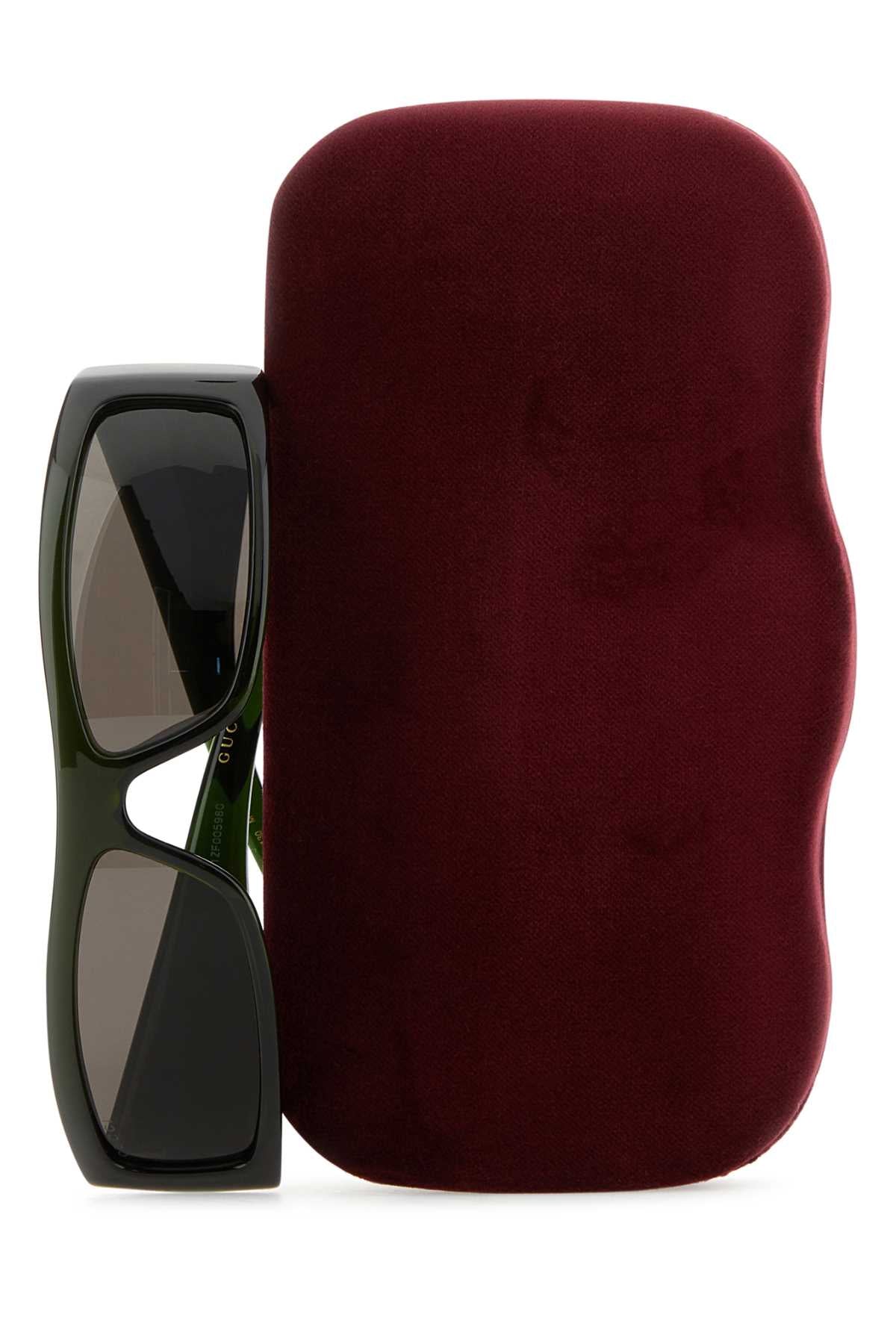 Gucci Men Black Acetate Sunglasses