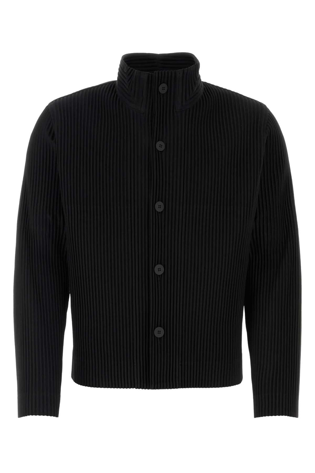 Homme Plisse' Issey Miyake Men Black Polyester Cardigan