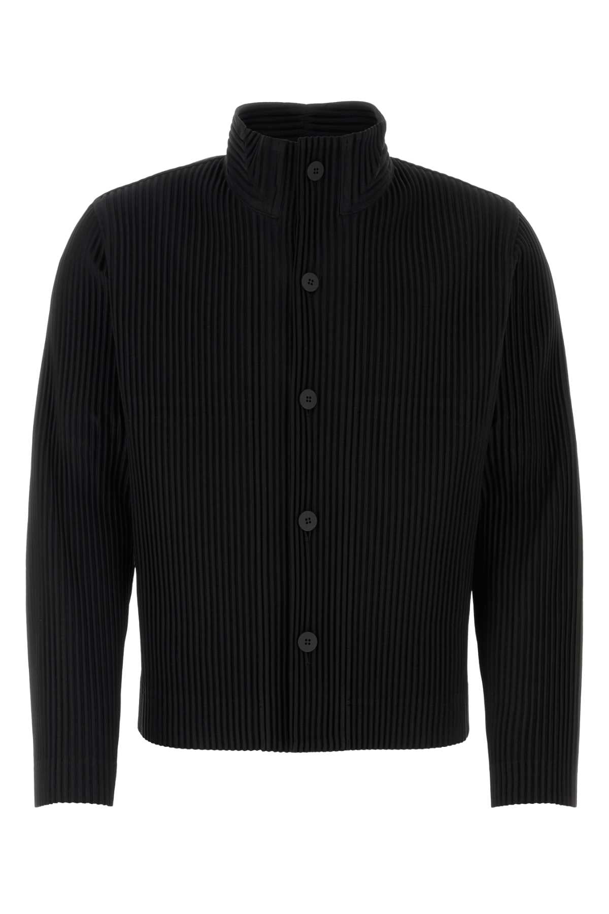 Homme Plisse' Issey Miyake Men Black Polyester Cardigan