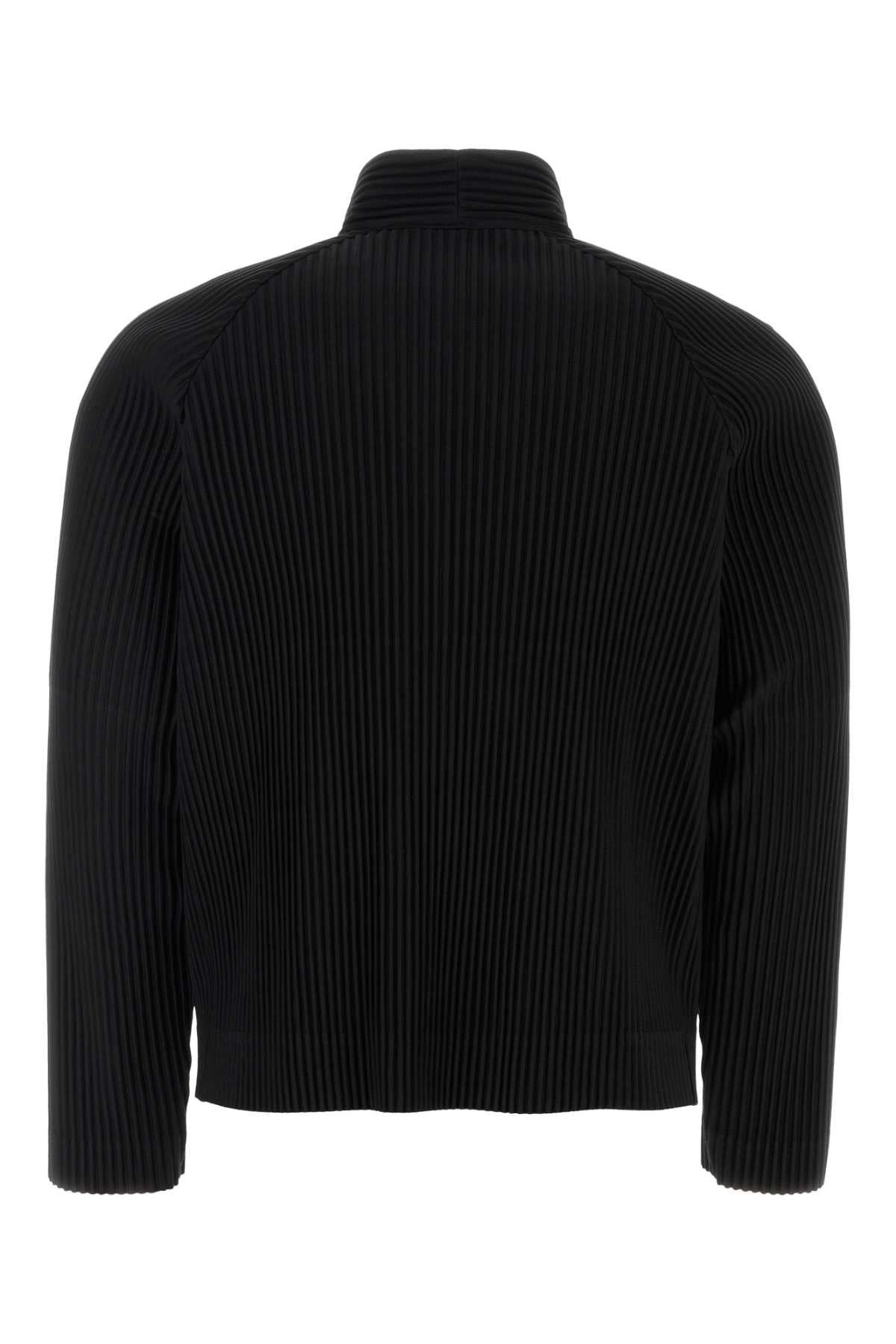 Homme Plisse' Issey Miyake Men Black Polyester Cardigan