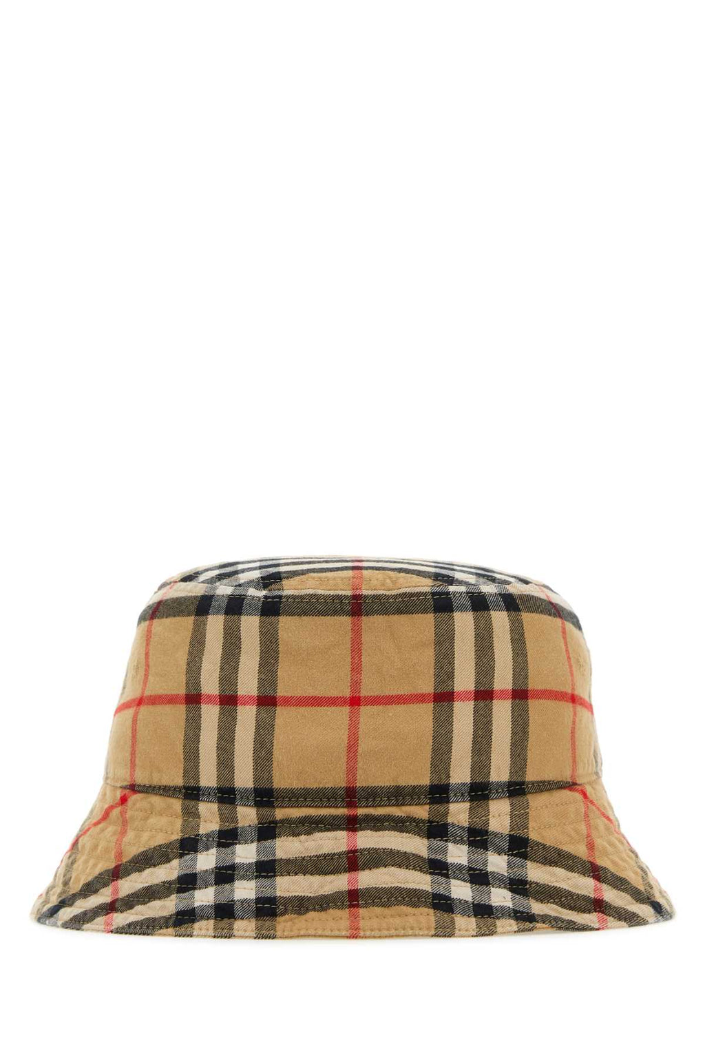 Burberry Men Embroidered Cotton Bucket Hat