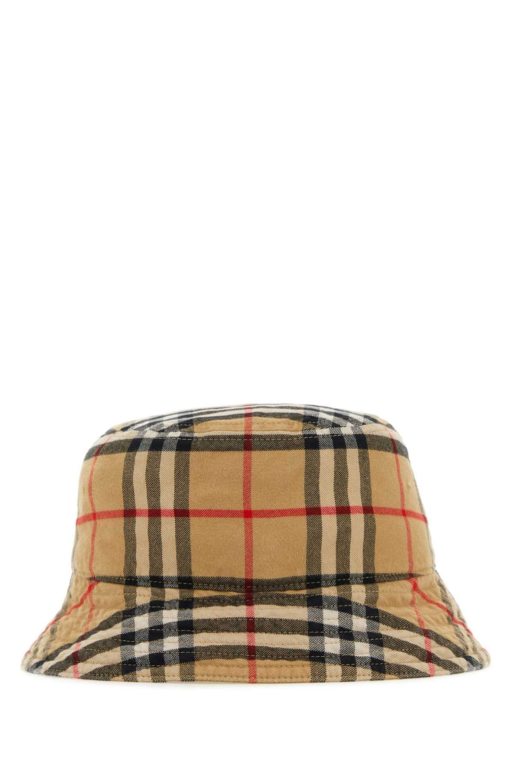 Burberry Men Embroidered Cotton Bucket Hat
